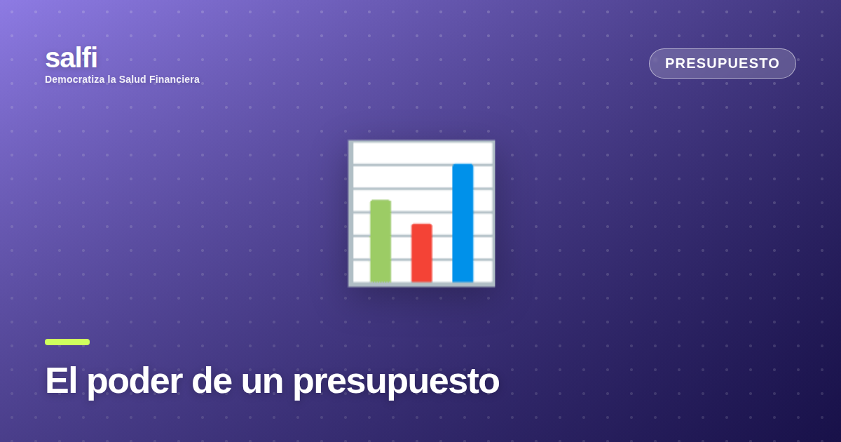 Portada: el poder de un presupuesto